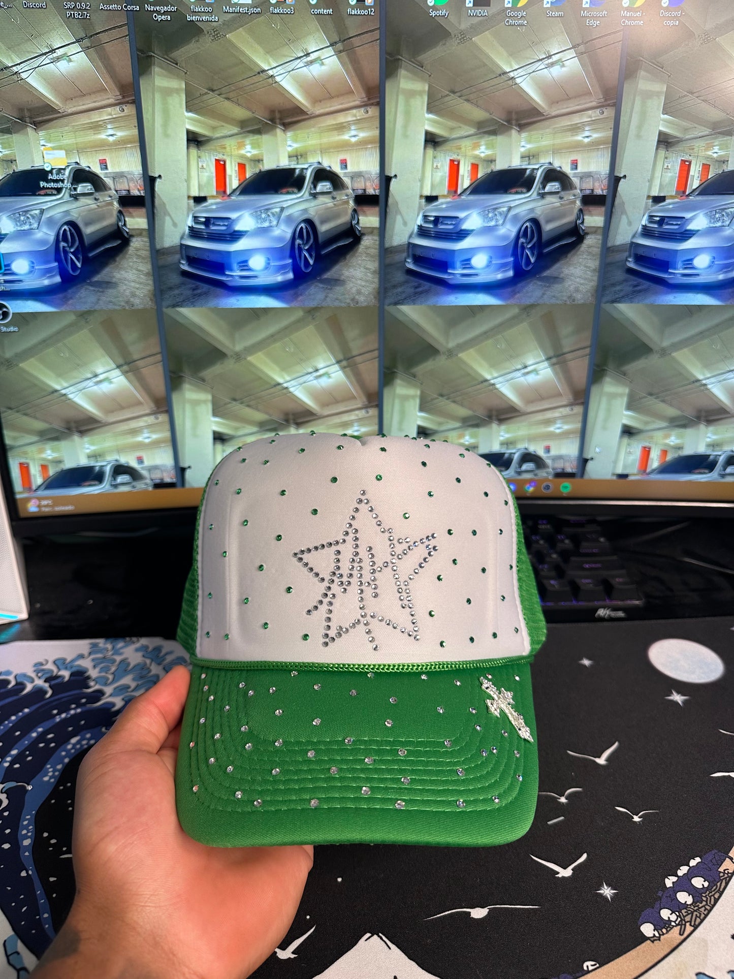 MH DripForge Rhinestone Caps