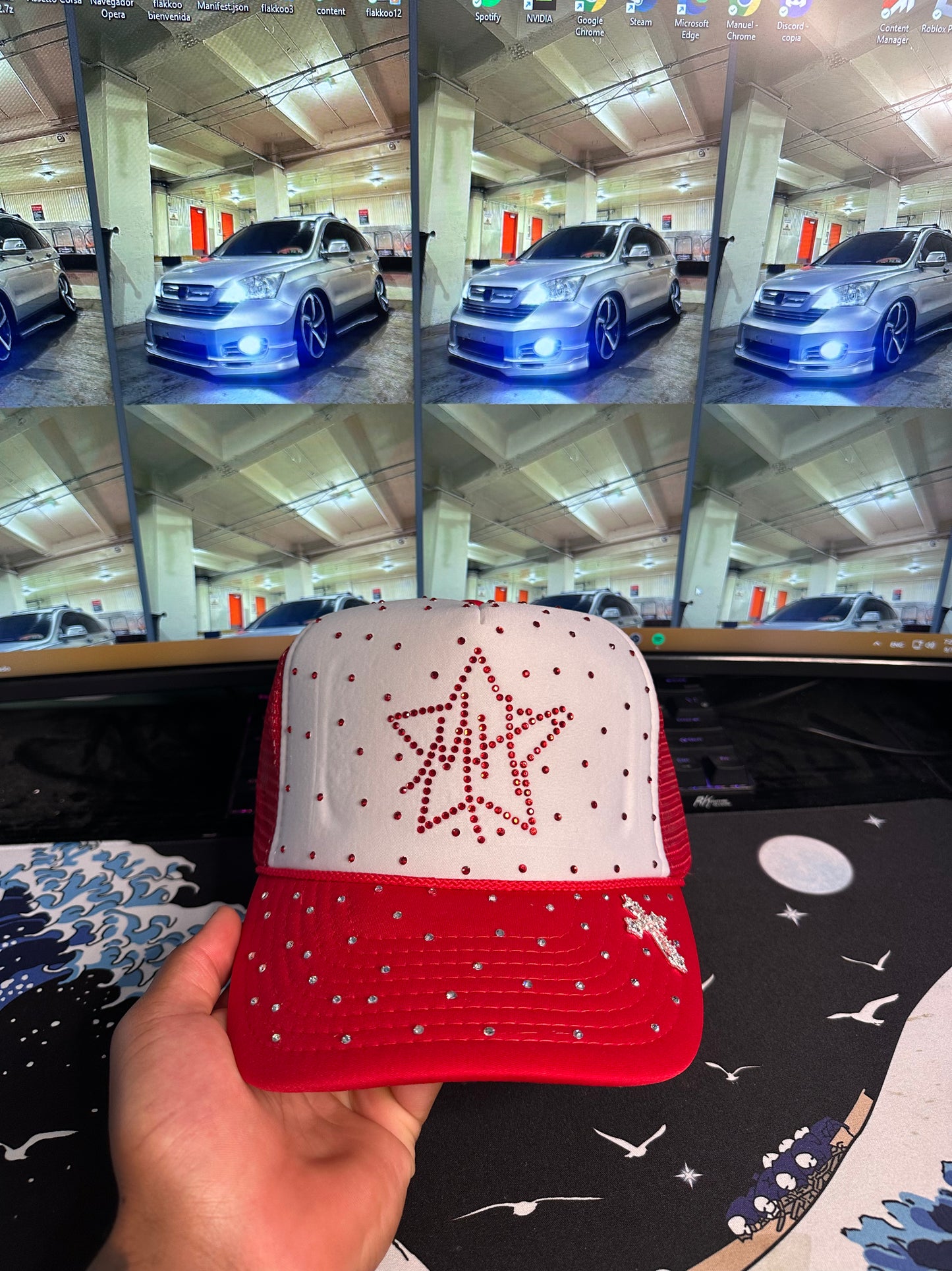 MH DripForge Rhinestone Caps